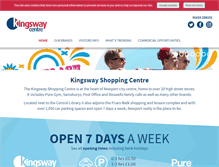 Tablet Screenshot of kingswaycentre.com